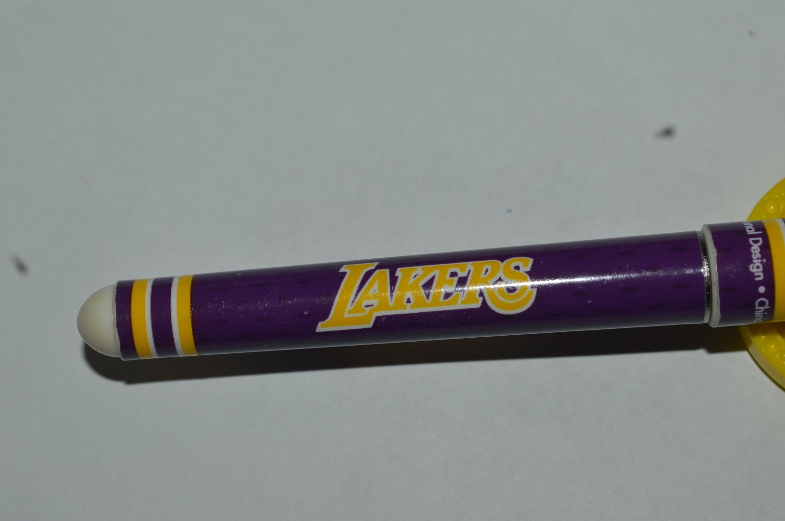 LOS ANGELES LAKERS Ballpoint Pen National Design Purple Used Very Good