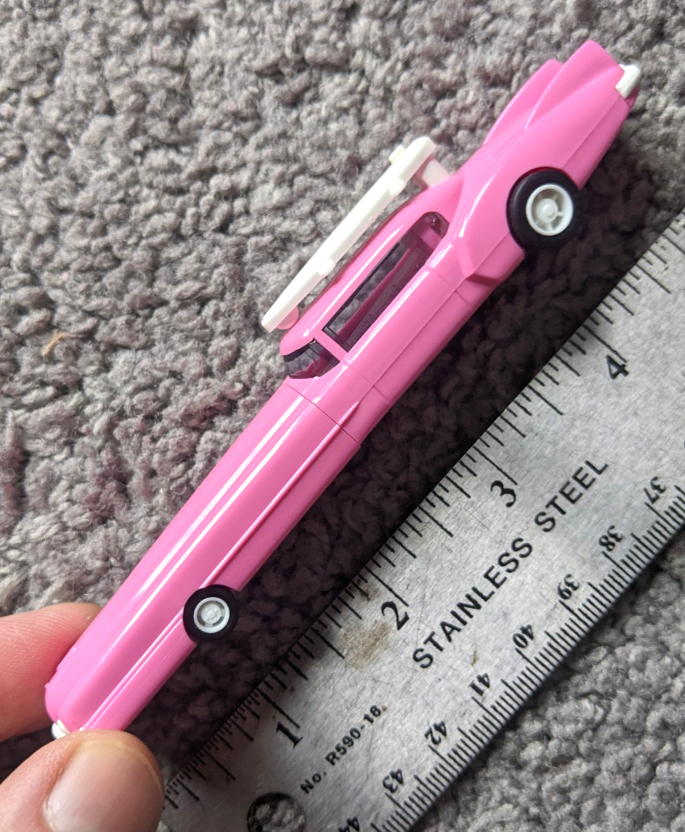VTG RARE SANRIO JAPAN NOVELTY PEN PINK CADILLAC CAR UNUSED