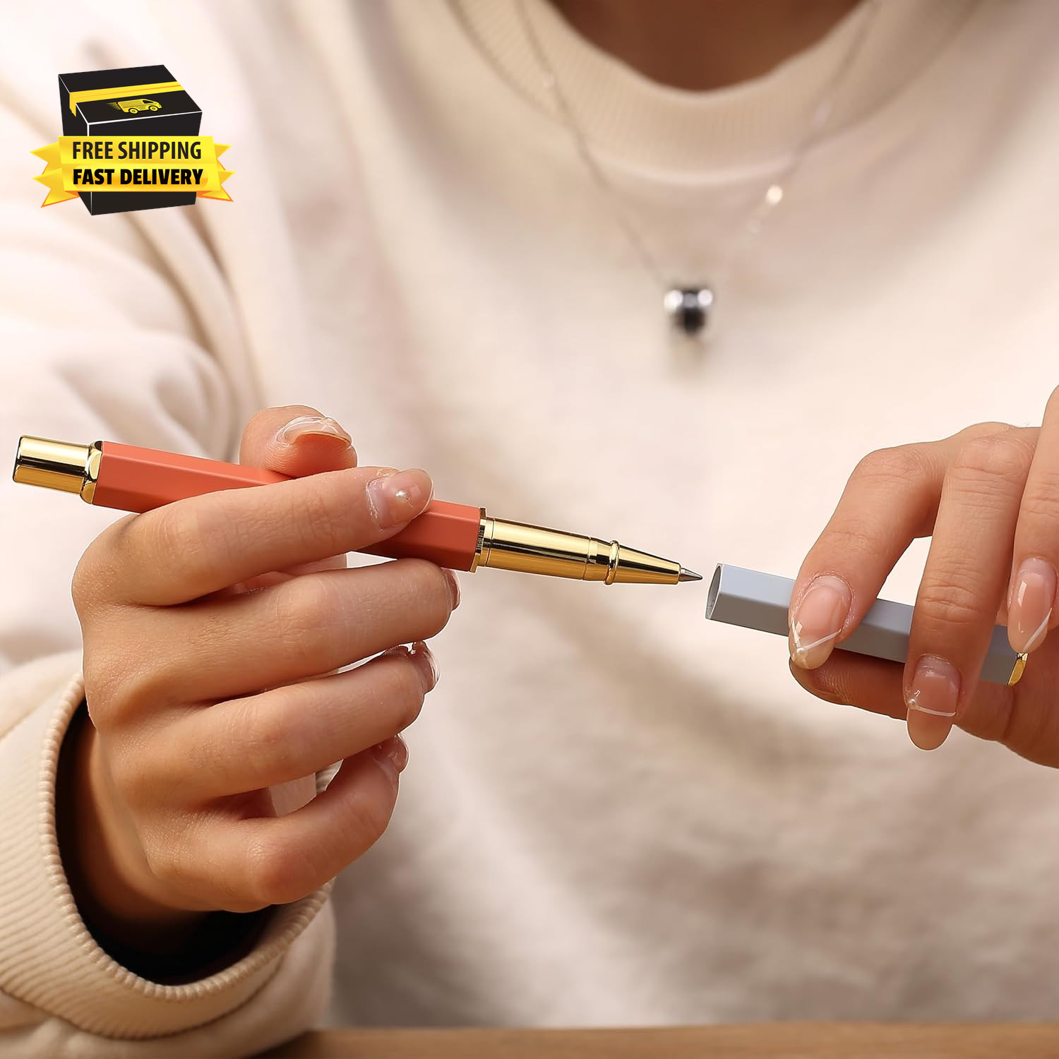 – Luxury Pen, Metal Pen, Black Ink, Fancy Pens for Women, Nice Pens for Men ⭐️⭐️