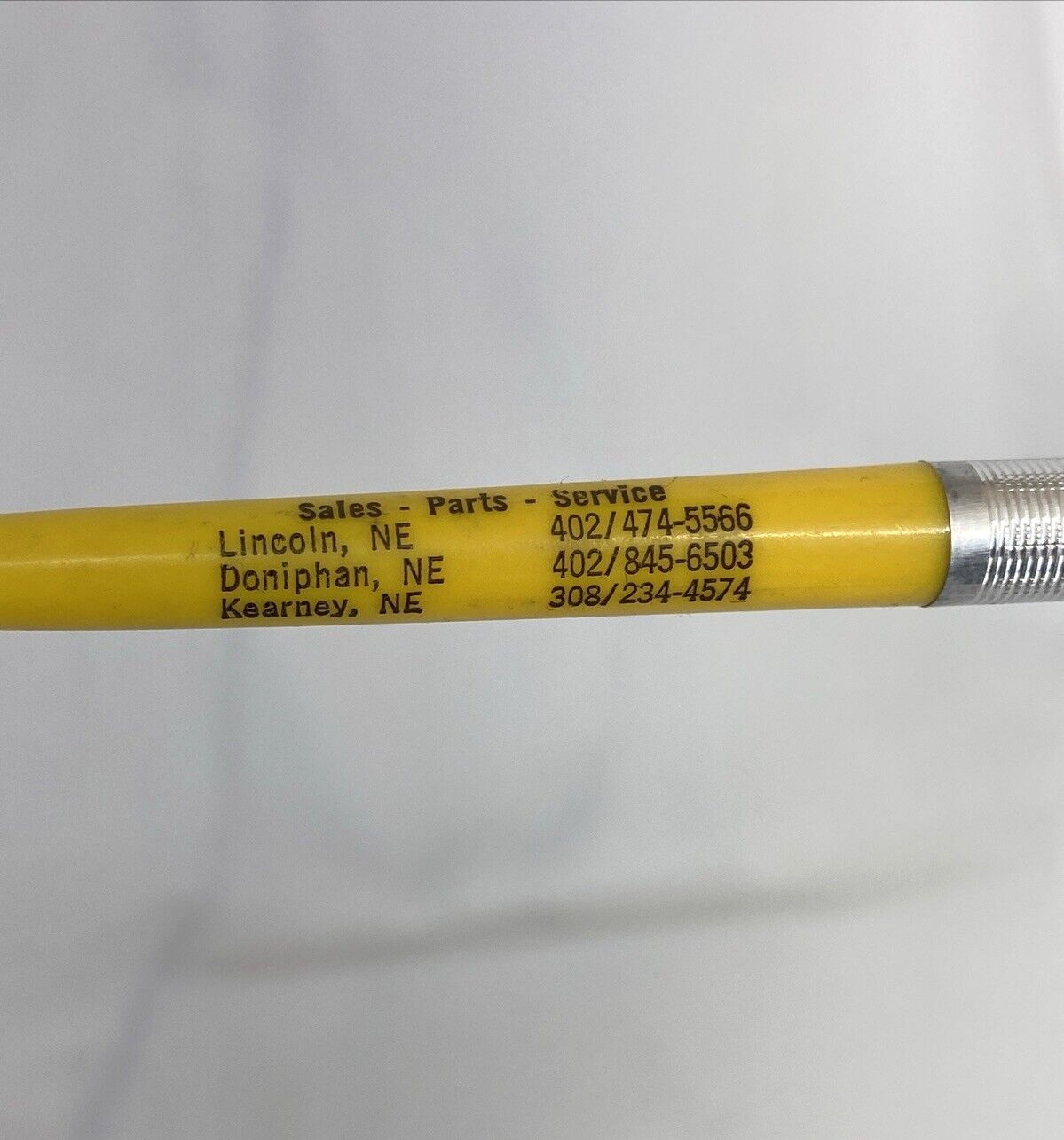 Vintage Your Caterpillar Dealer Lincoln Equipment Co. Nebraska Ballpoint Pen USA