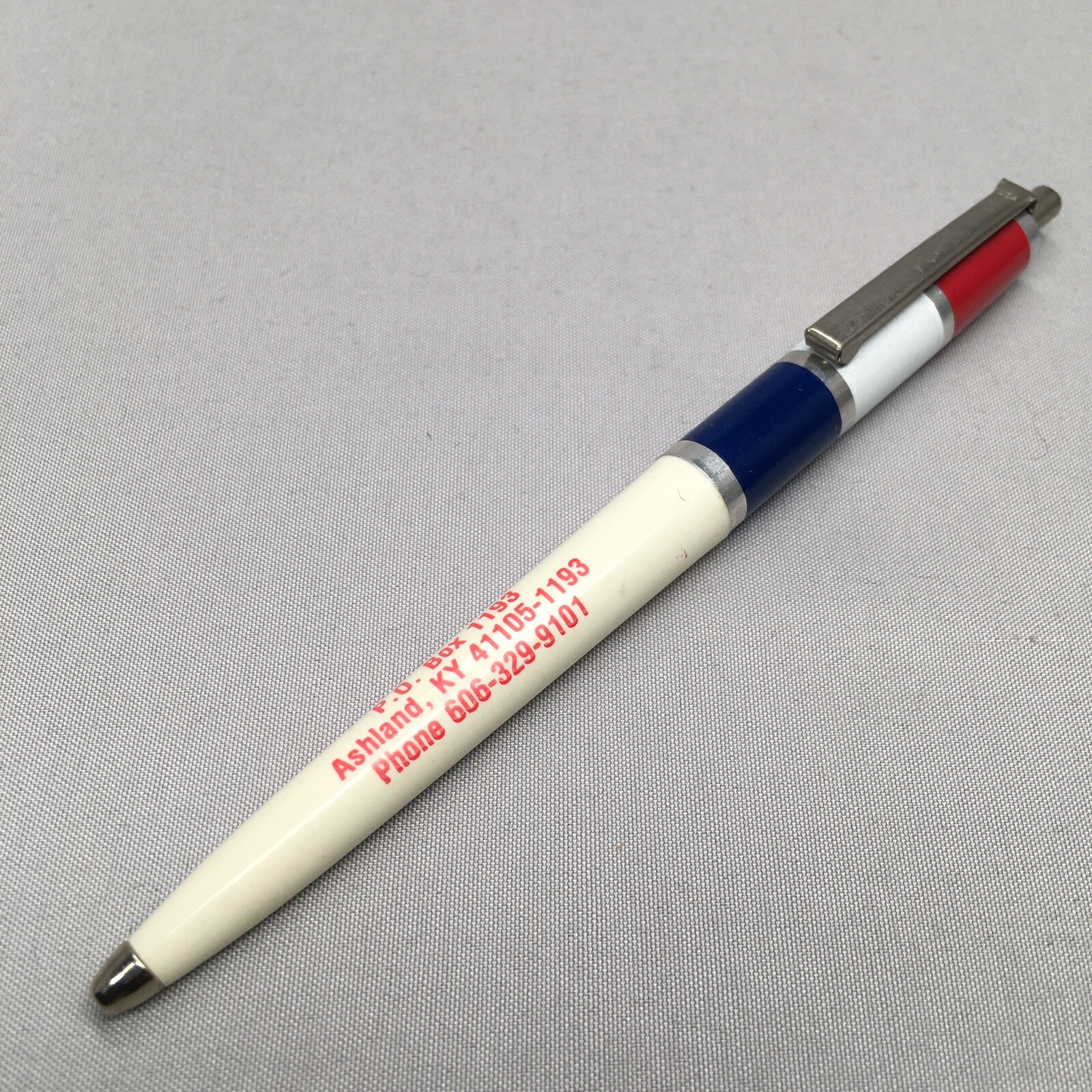 ABS American Back School Ashland Kentucky Advertising Pen Patriotic Colors Dried