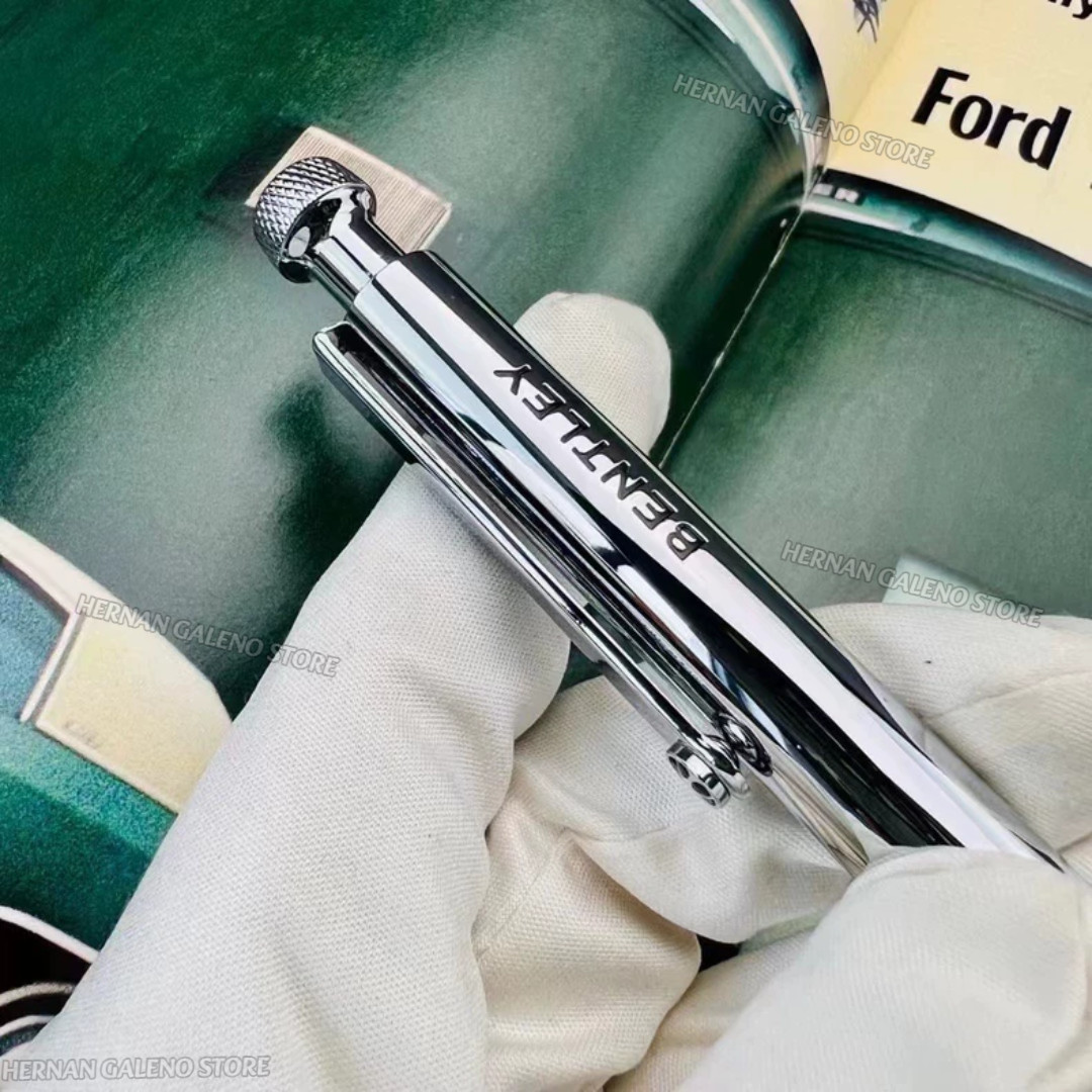 💥Bid Bentley Black Silver Ballpoint Pen Executive Gift Box Luxury💥