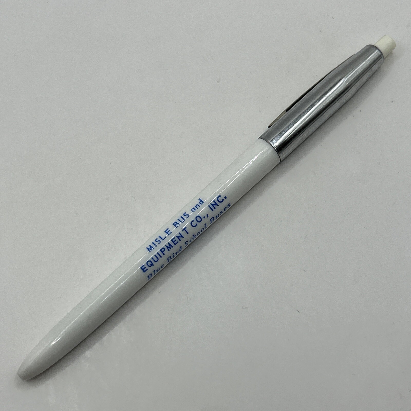 VTG Scripto Ballpoint Pen Misle Bus & Equipment Co. Blue Bird Lincoln NE