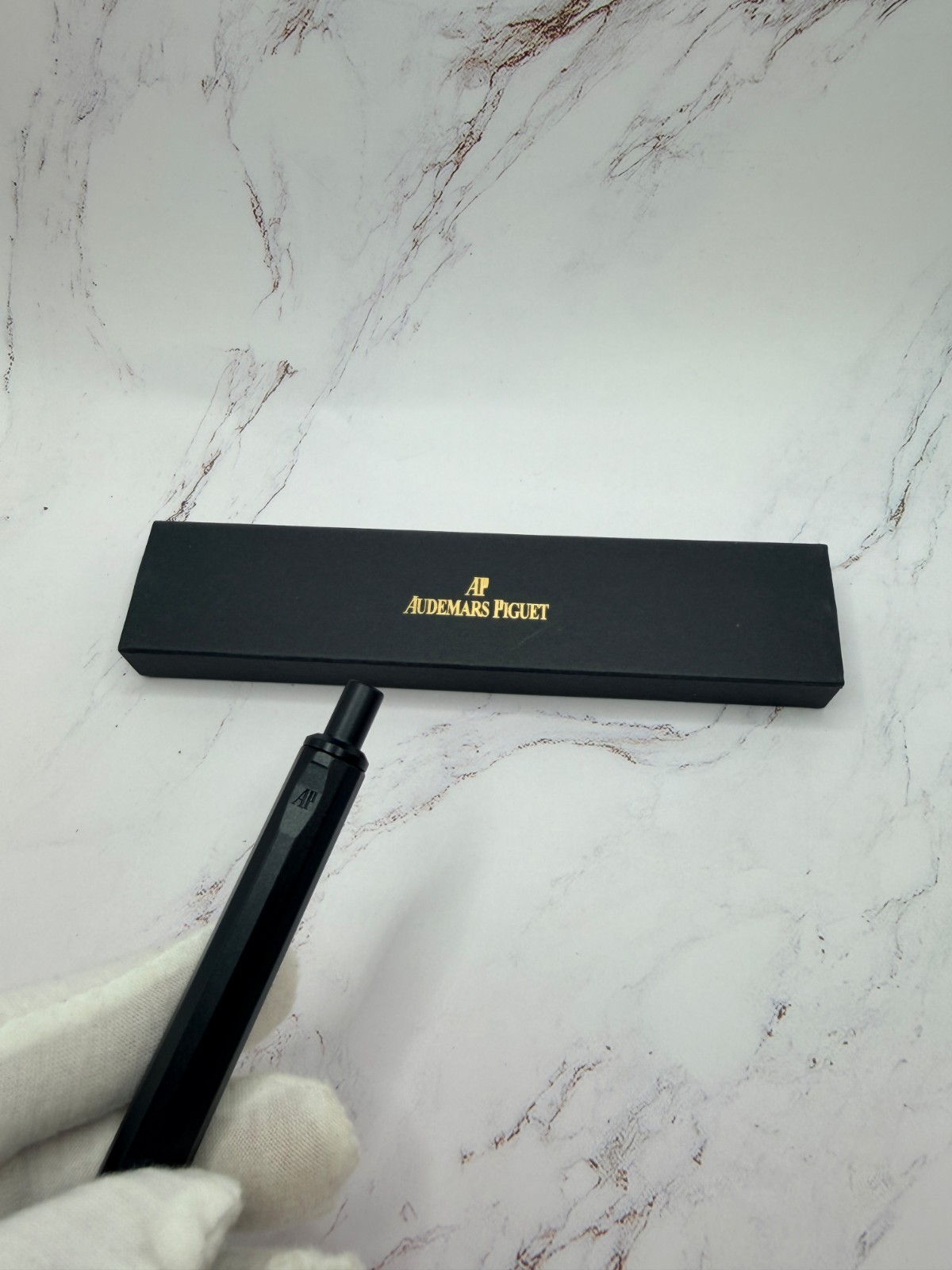 Audemars Piguet Royal Oak Titanium Ballpoint Pen Black- Refillable, New in Box