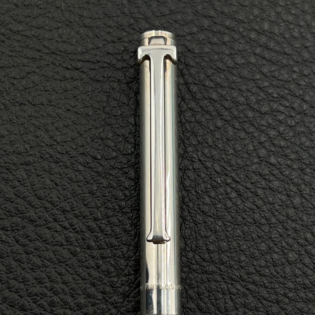 Tiffany & Co. T-Clip Ballpoint Pen Silver 925 Unisex Used Twist Clip