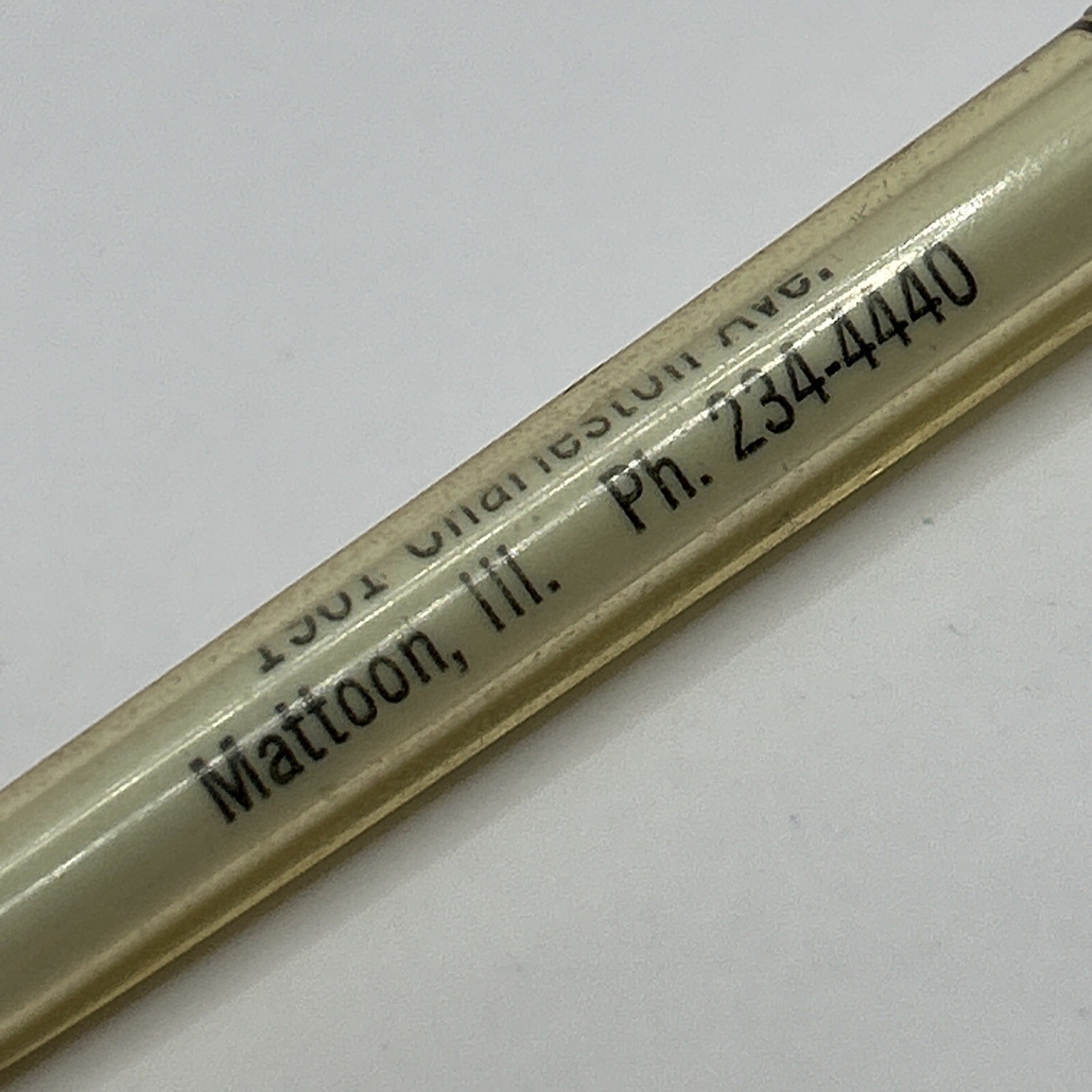 VTG Ballpoint Pen LITTLE MEXICO Mexican Fine Food Mattoon Illinois