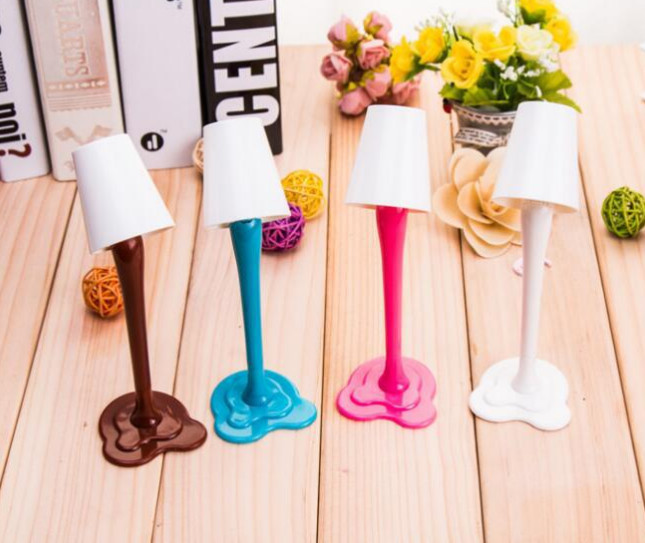 Novelty 1pc Kawaii Cute Table Lamp&Ballpoint Pen Kids School Stationery Random