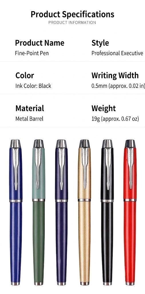 Custom Engraved Executive Pen – Personalized Gift (Gift Box Available)