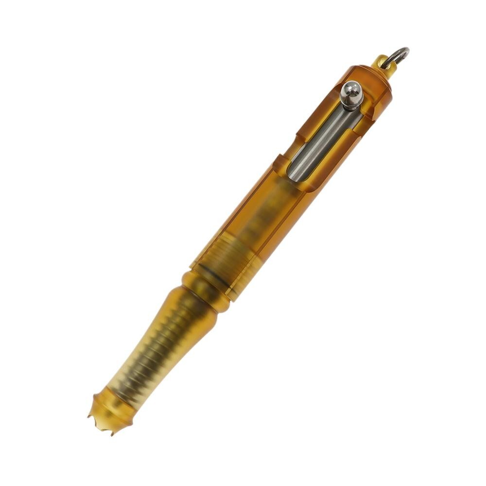 Ultem PEI+Titanium Keychain Ball Pen EDC Mechanical Pen Office Signature Pen 1pc