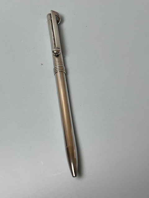 Tiffany&Co Sterling Silver 925 Ballpoint Pen-Cross Refill Installed+Extra Refill