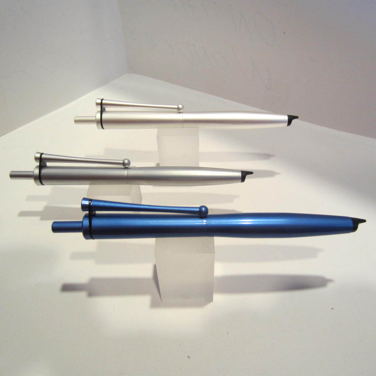 SET OF 3 TERZETTI METAL PDA TIP STYLUS BALLPOINT PEN-IDEAL FOR FEDEX,UPS DRIVER