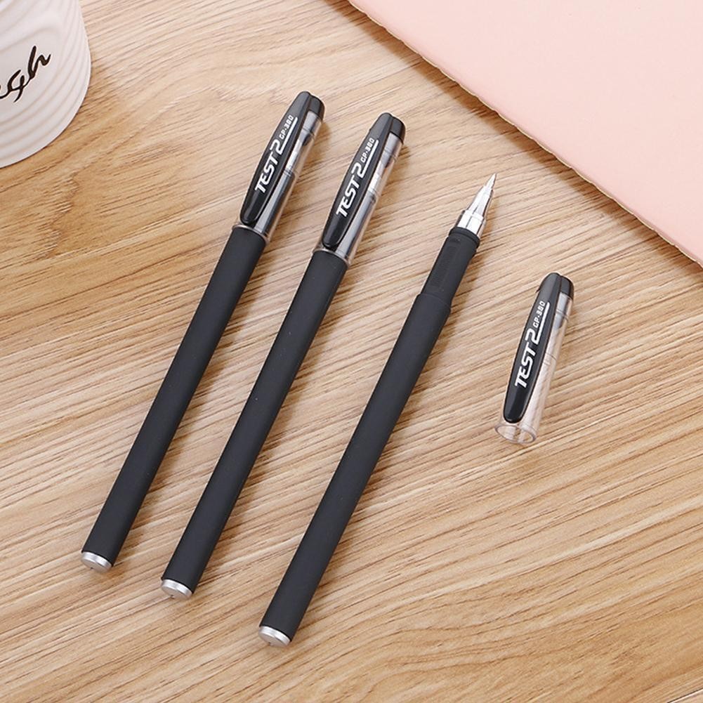 1PC Black Gel Pen Full Matte Water 0.5 Pens Writing Stationery Supply Office US-