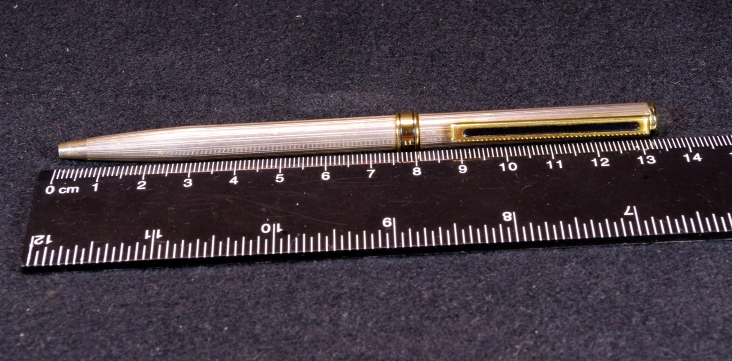 Vintage Sterling Silver 925 Ballpoint Pen Germany 295 VA (№1320)
