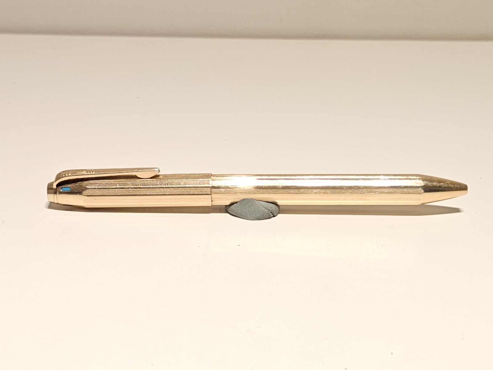 VINTAGE RARE LUXURY GOLD PLATED FOUR COLOR BALLPOINT PEN»FEND»VISION CONTISTAHL
