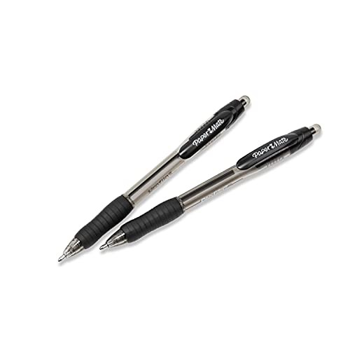 89465 Profile Retractable Ballpoint Pens, Bold 12 Count (Pack of 1) Black