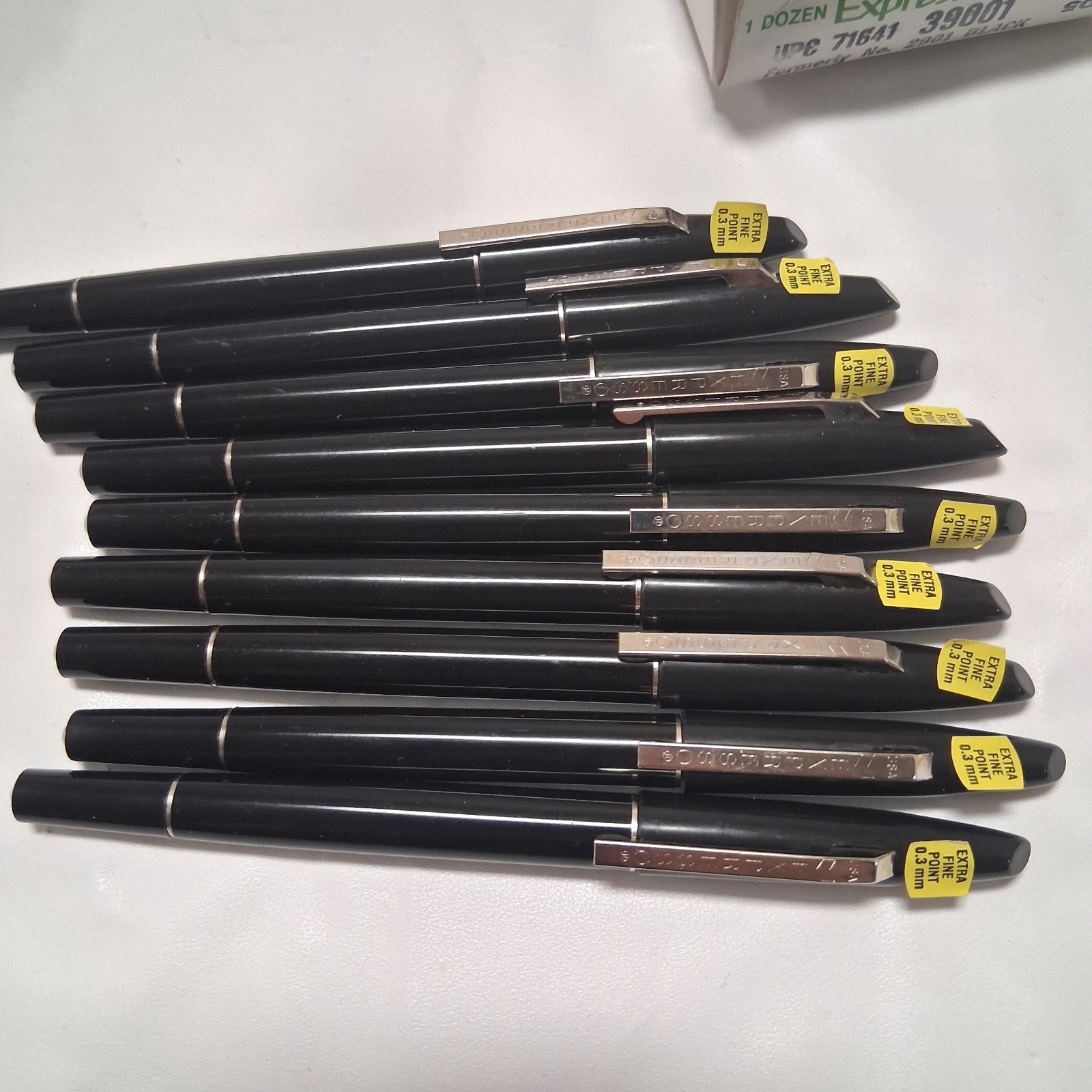 Lot 43 Sanford Expresso Extra Fine Polymer Point Pens Black 0.3 mm (Most Work)