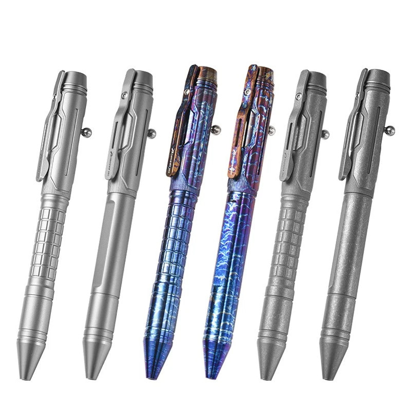 Titanium Ballpoint Pen EDC Signature Writing Pocket Pen High Business Office Pen