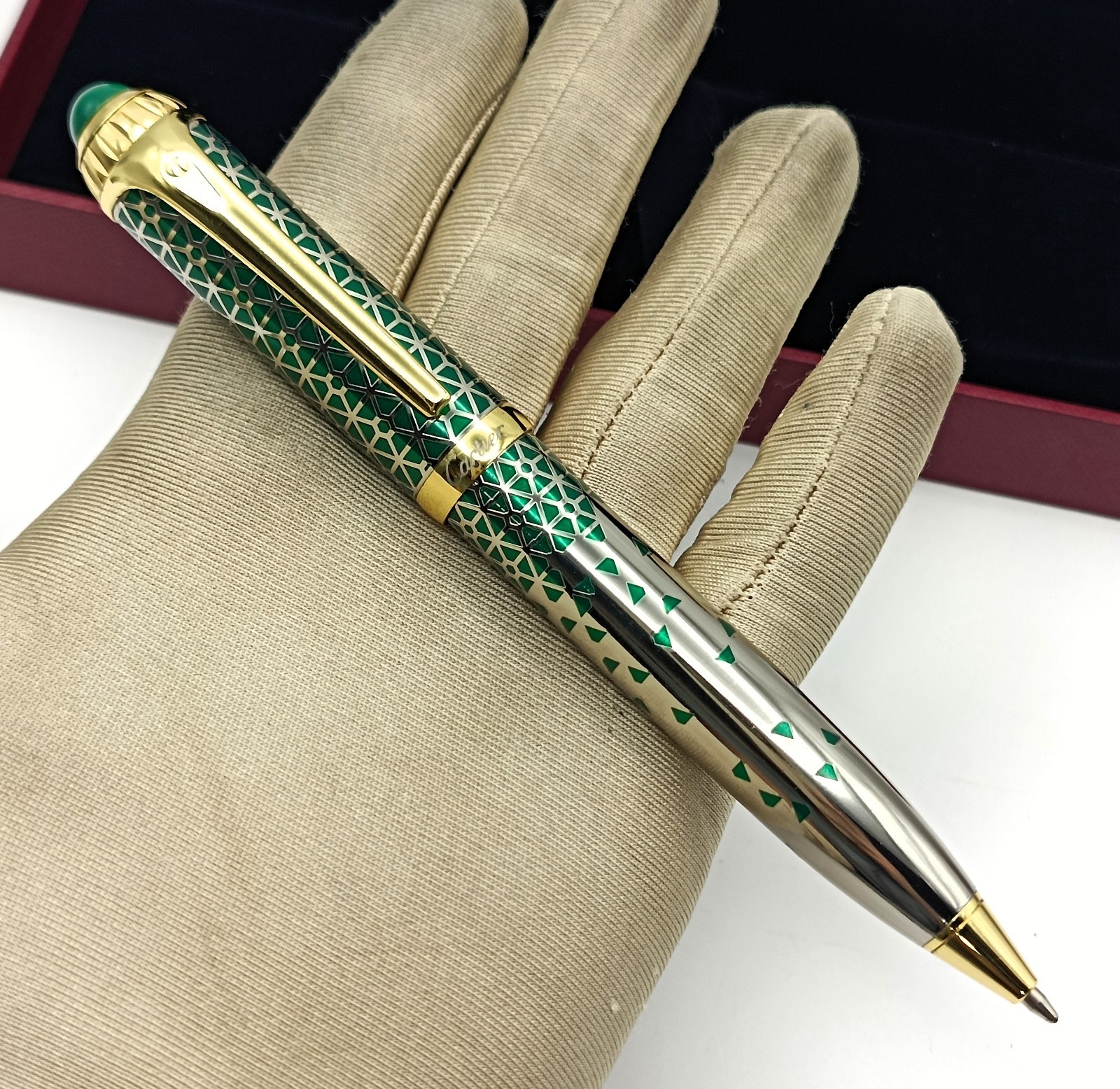 Rare Cartier Santos De Cartier Special Limited Edition Collectable Ballpoint Pen