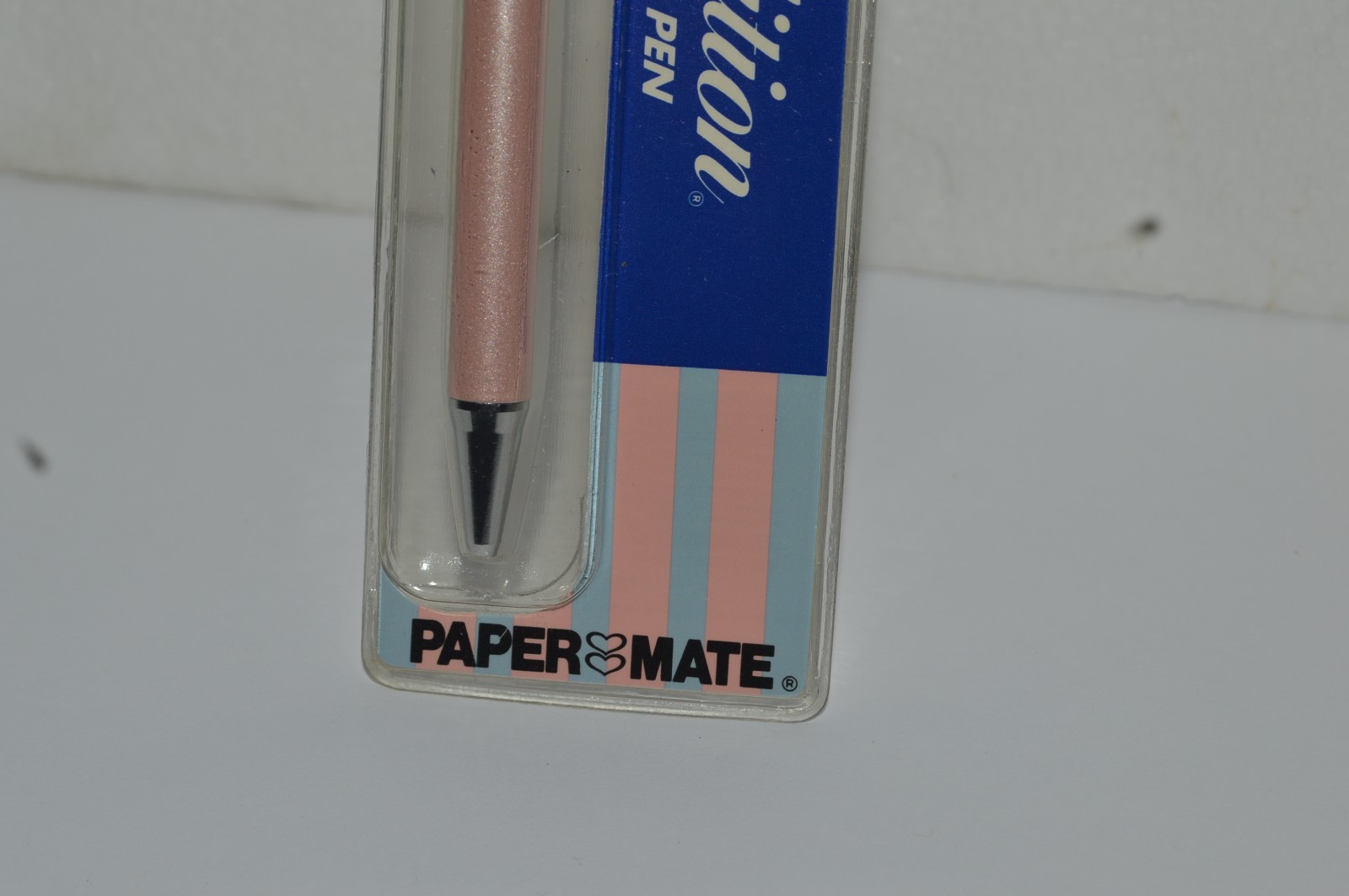 PAPER MATE Limited Edition Ball Pen Pearlescent Soft Pink Japan Made 1989 MIP