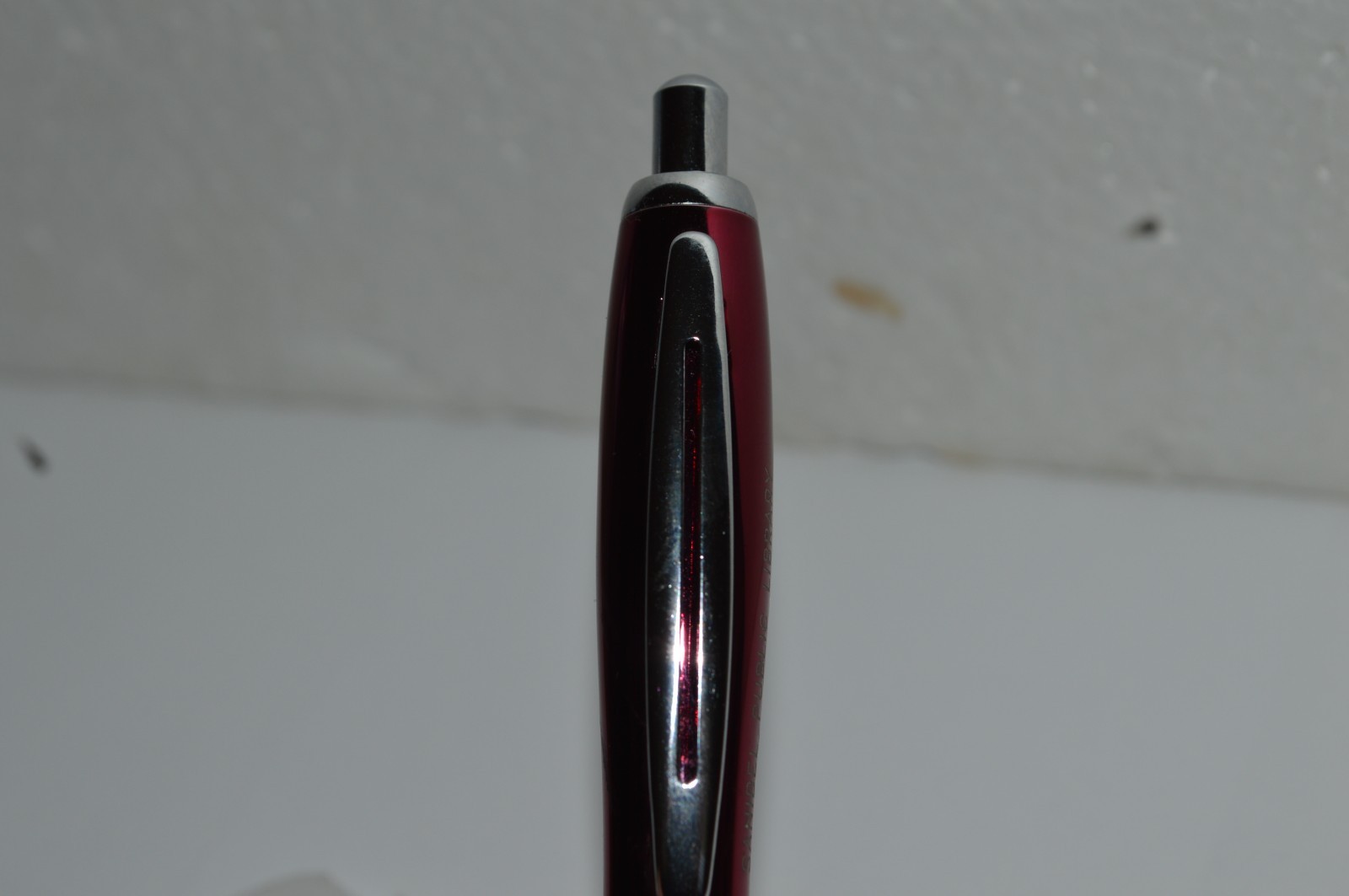 SANIBEL PUBLIC LIBRARY Promotional Ballpoint Pen Ergonomic Grip 1990’s