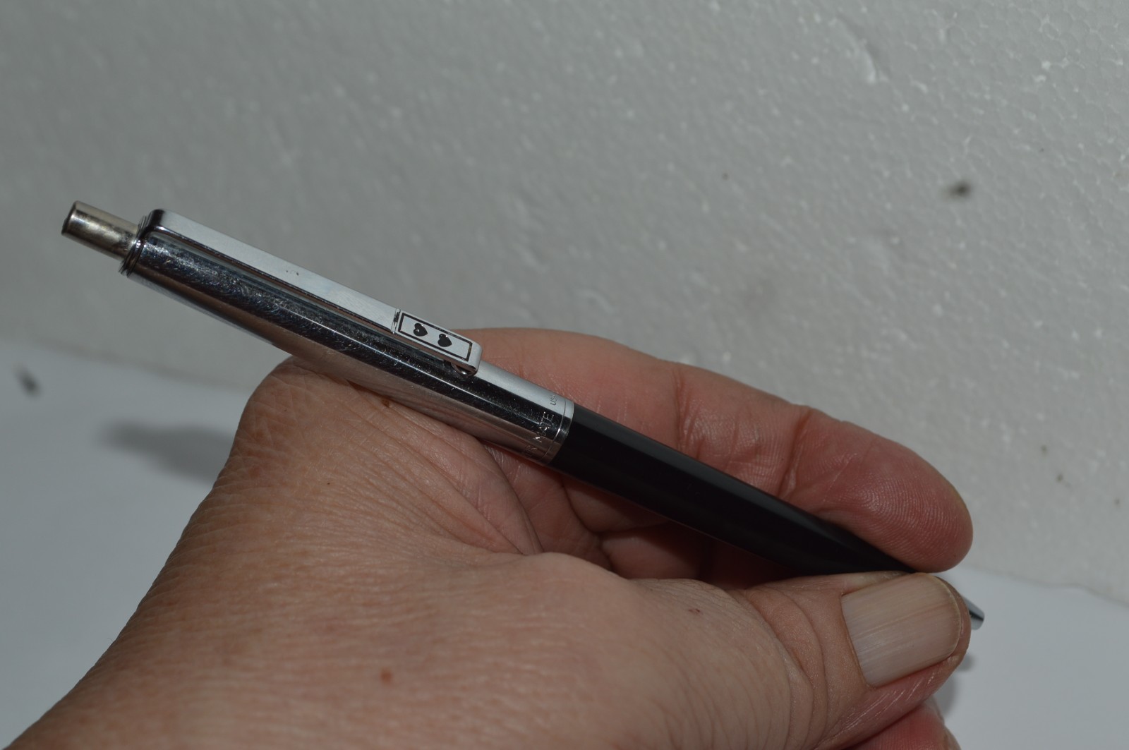 PAPER MATE Profile Regular Grip Ballpoint Pen Black Barrel USA Made Retired