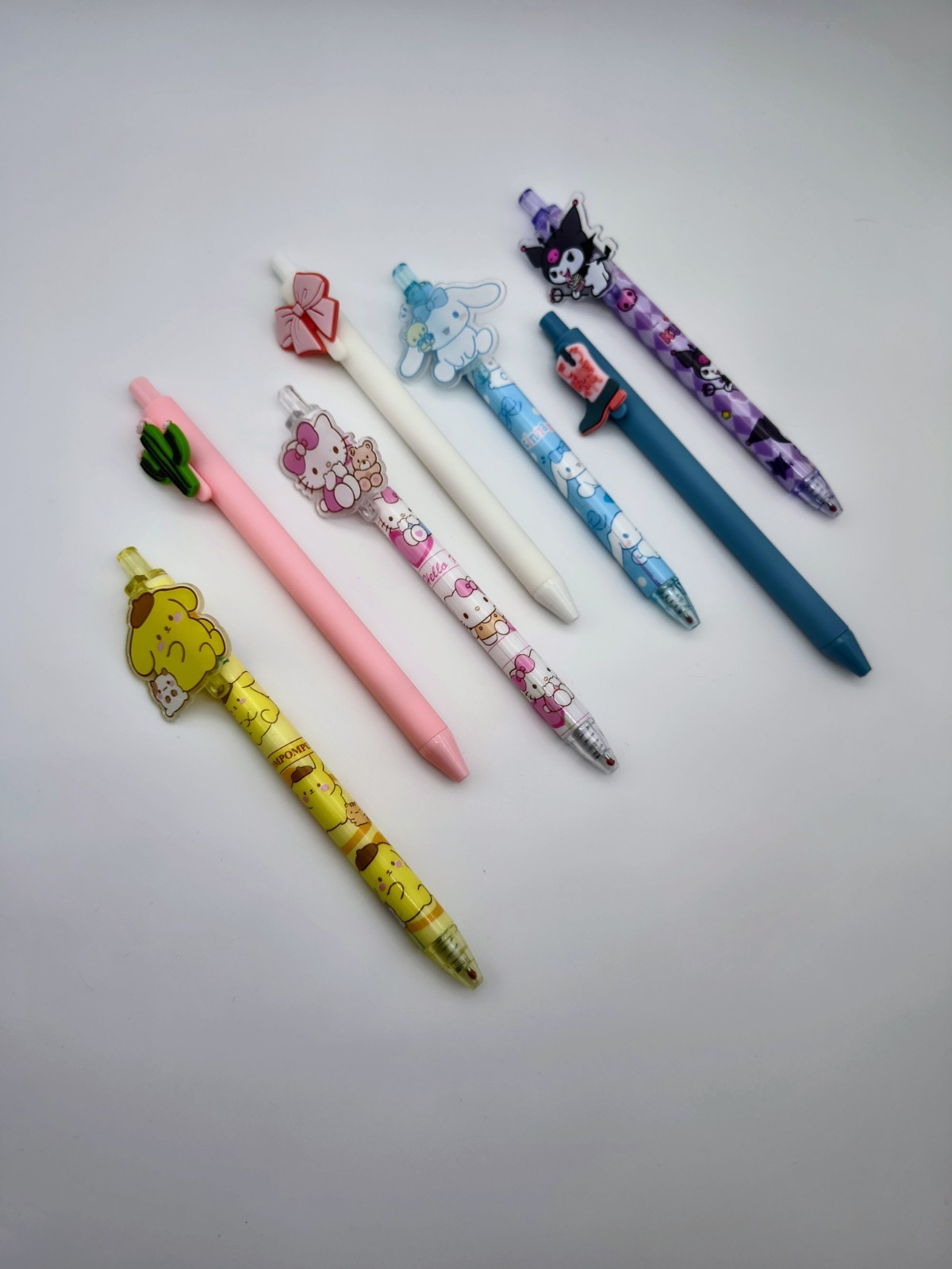 Novelty Pen Set Of 3 Mystery Random Luck Of The Draw Kawaii