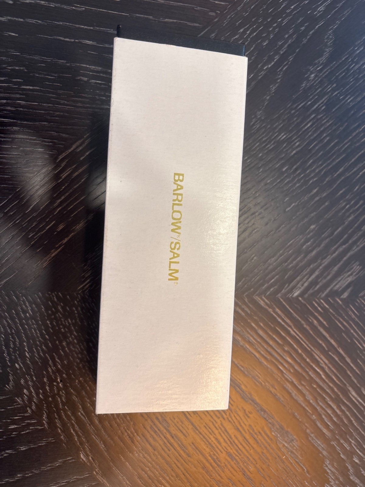 Vintage Barlow/Salm GTE Branded Wooden Pen With Gold-Tone Accents In Gift Box