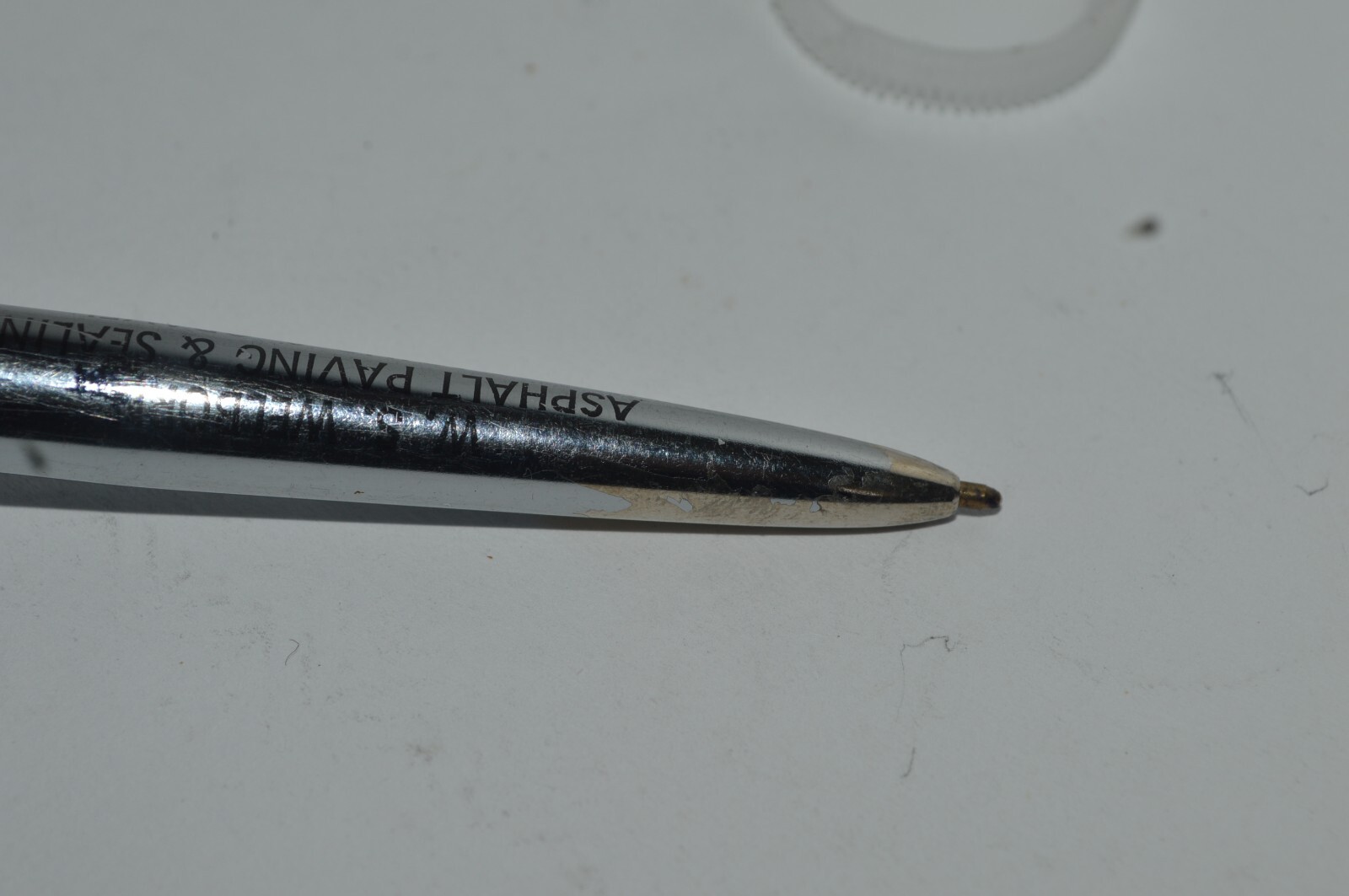 UNIPECO 2 Color Ink Ballpoint Pen W.S. Welborn Promo All Metal Body Tested Works
