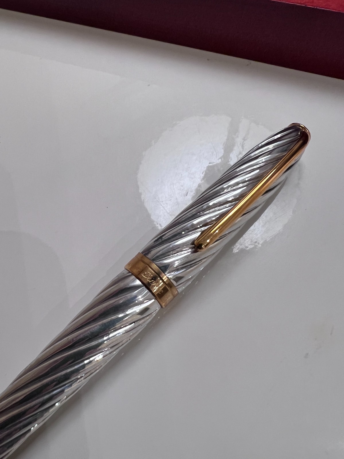 Jean Pierre Lepine Pen 18K Gold and Steel