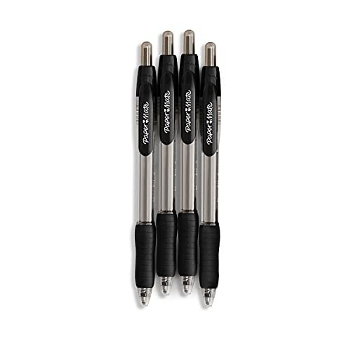 89465 Profile Retractable Ballpoint Pens, Bold 12 Count (Pack of 1) Black