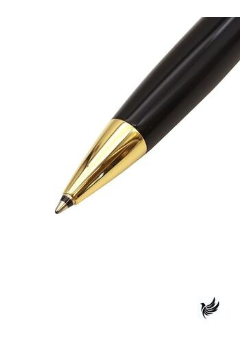 Romeo No. 3 Ballpoint Pen Mini Black/Gold Plated
