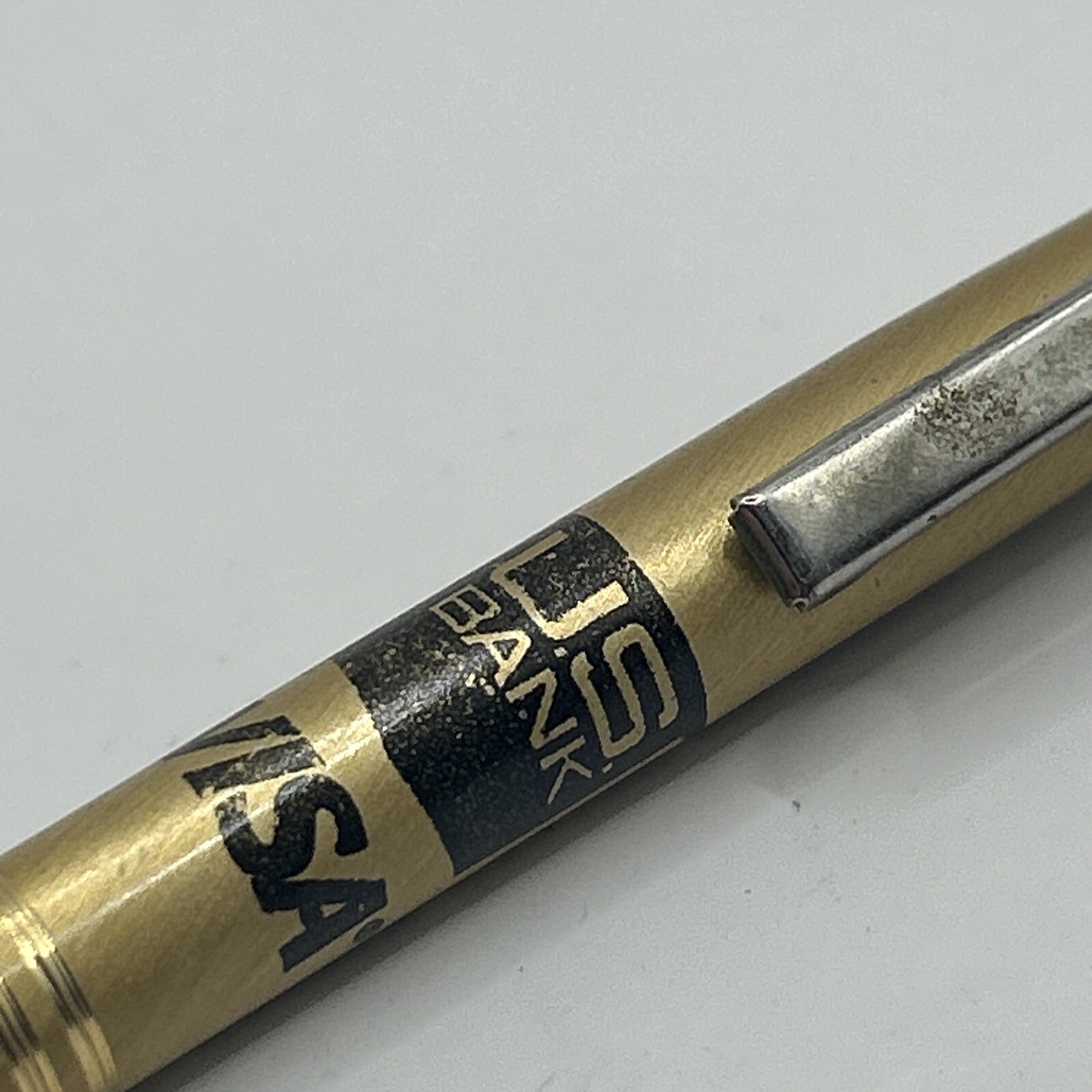 VTG Ballpoint Pen US Bank United States National Bank Visa Card Bank Division