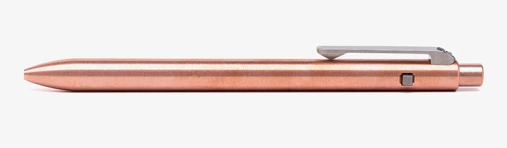 Tactile Turn Pen Side Click Copper Standard 5.8″ Authorized Dealer