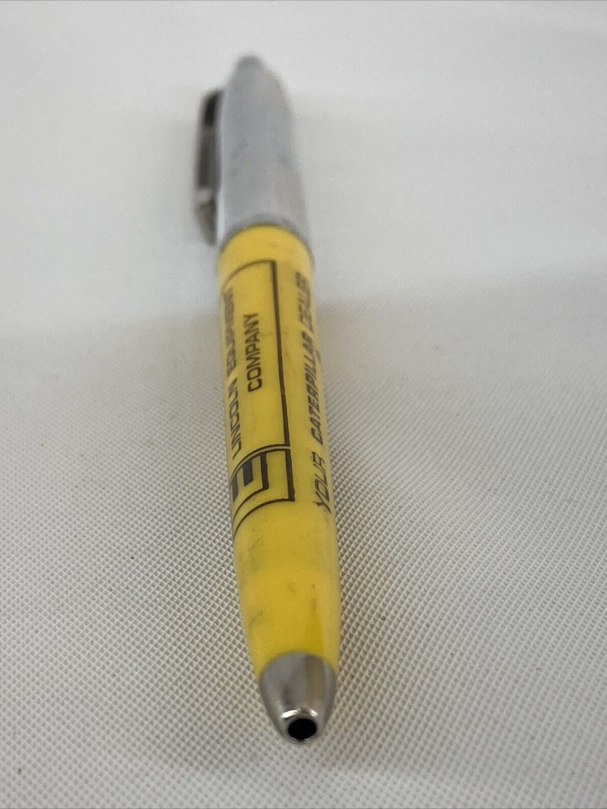 Vintage Your Caterpillar Dealer Lincoln Equipment Co. Nebraska Ballpoint Pen USA