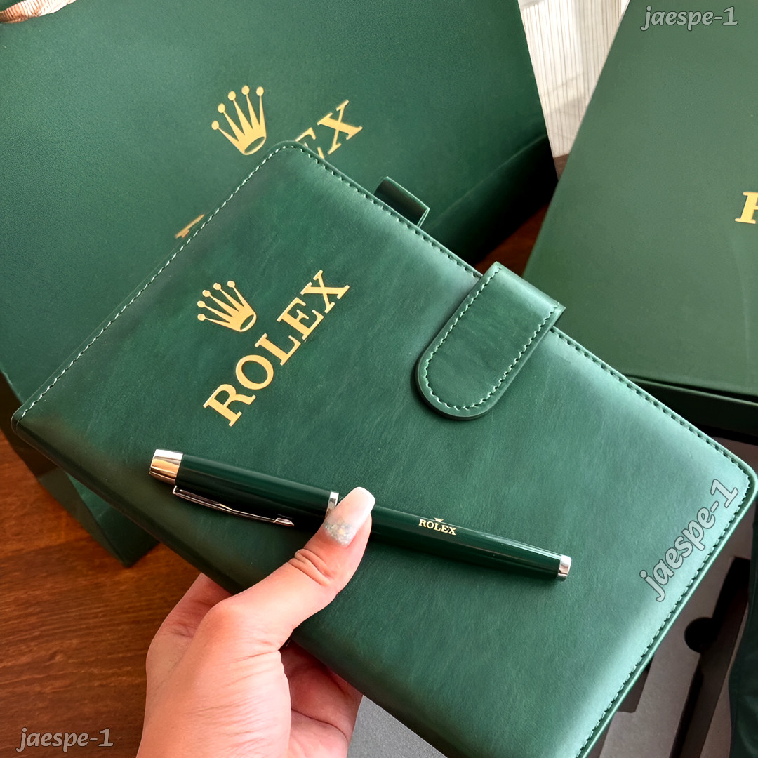 Rolex Executive VIP Gift Set Green Journal Pen Umbrella Luxury Box Set