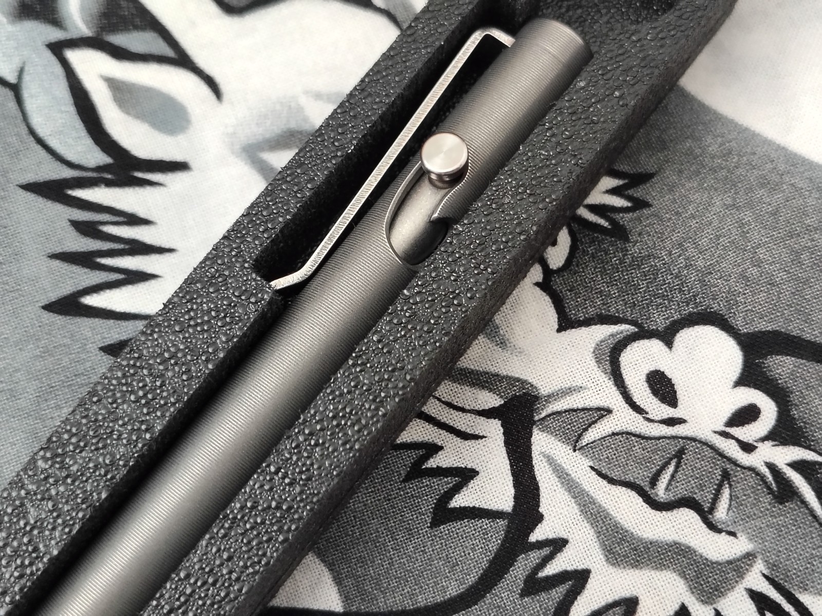 NEW Tactile Turn Stonewashed Titanium Bolt Action Pen – Short [5.1”] EDC Kubaton