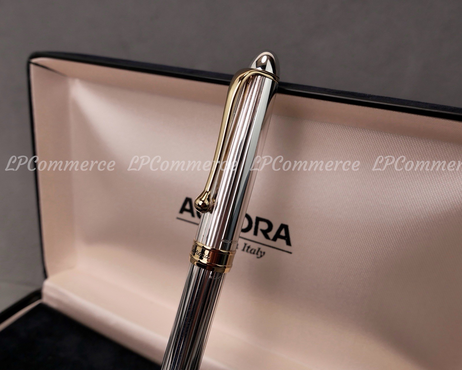 Aurora 88 Solid Silver 925% NOS Ballpoint Silver Solid Jewelry Ballpoint Pen