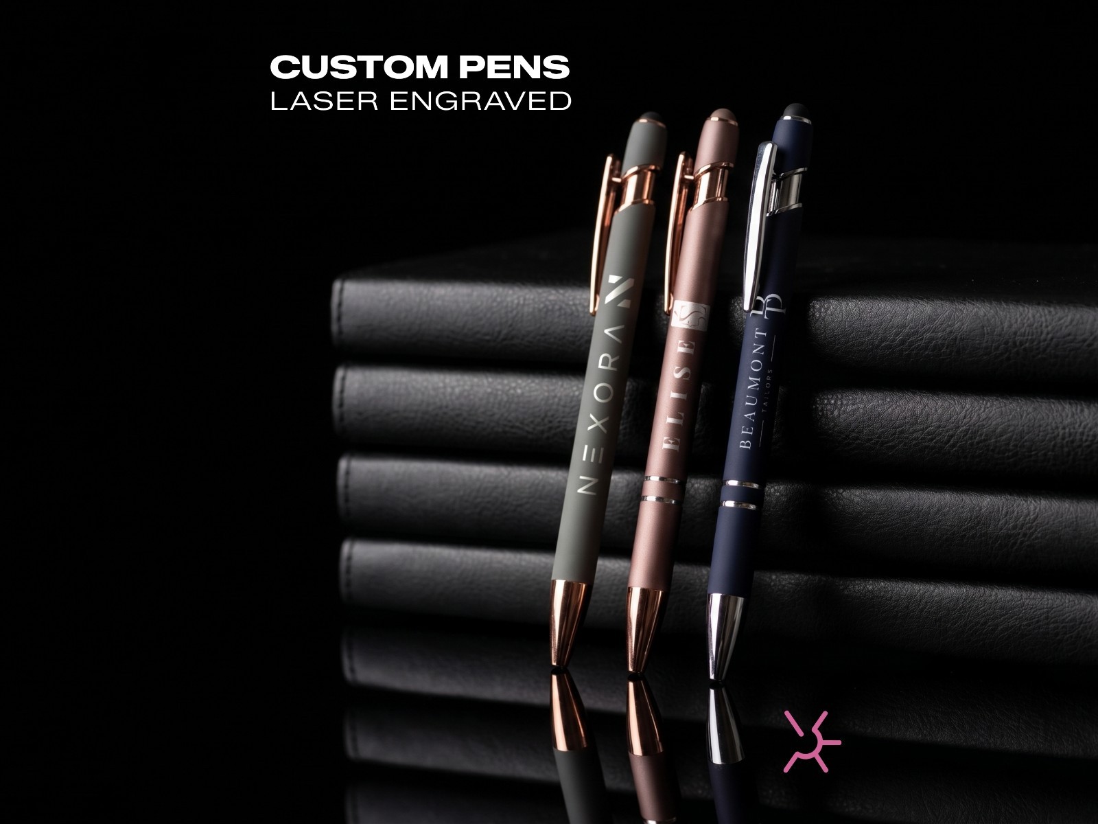 Custom Engraved Pens – Personalized Business Logo Pens, Graduation Gifts 10-100