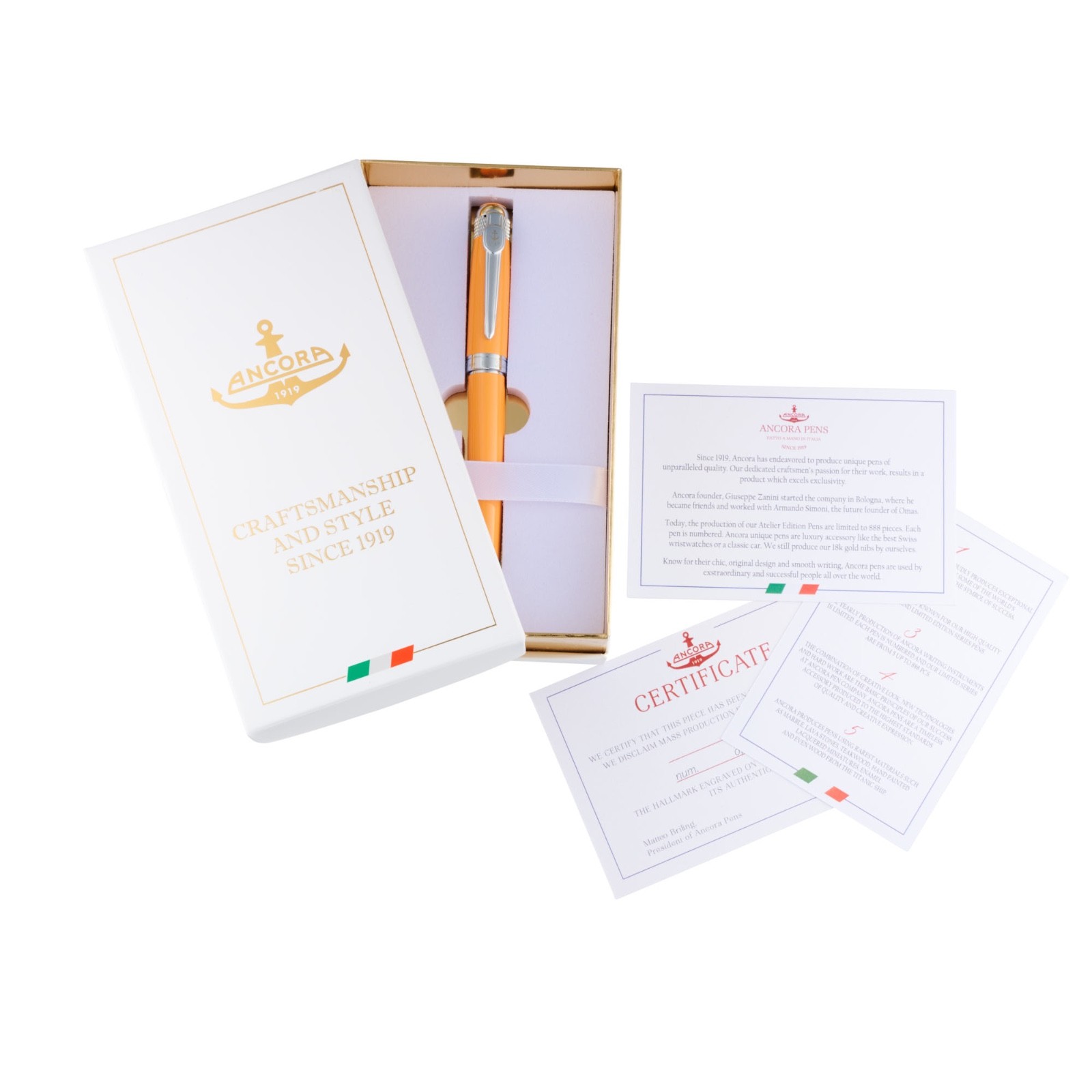 Ancora Messaggio TwistBallpoint Pen LE 888 Made in Italy Luxury Collectible Gift