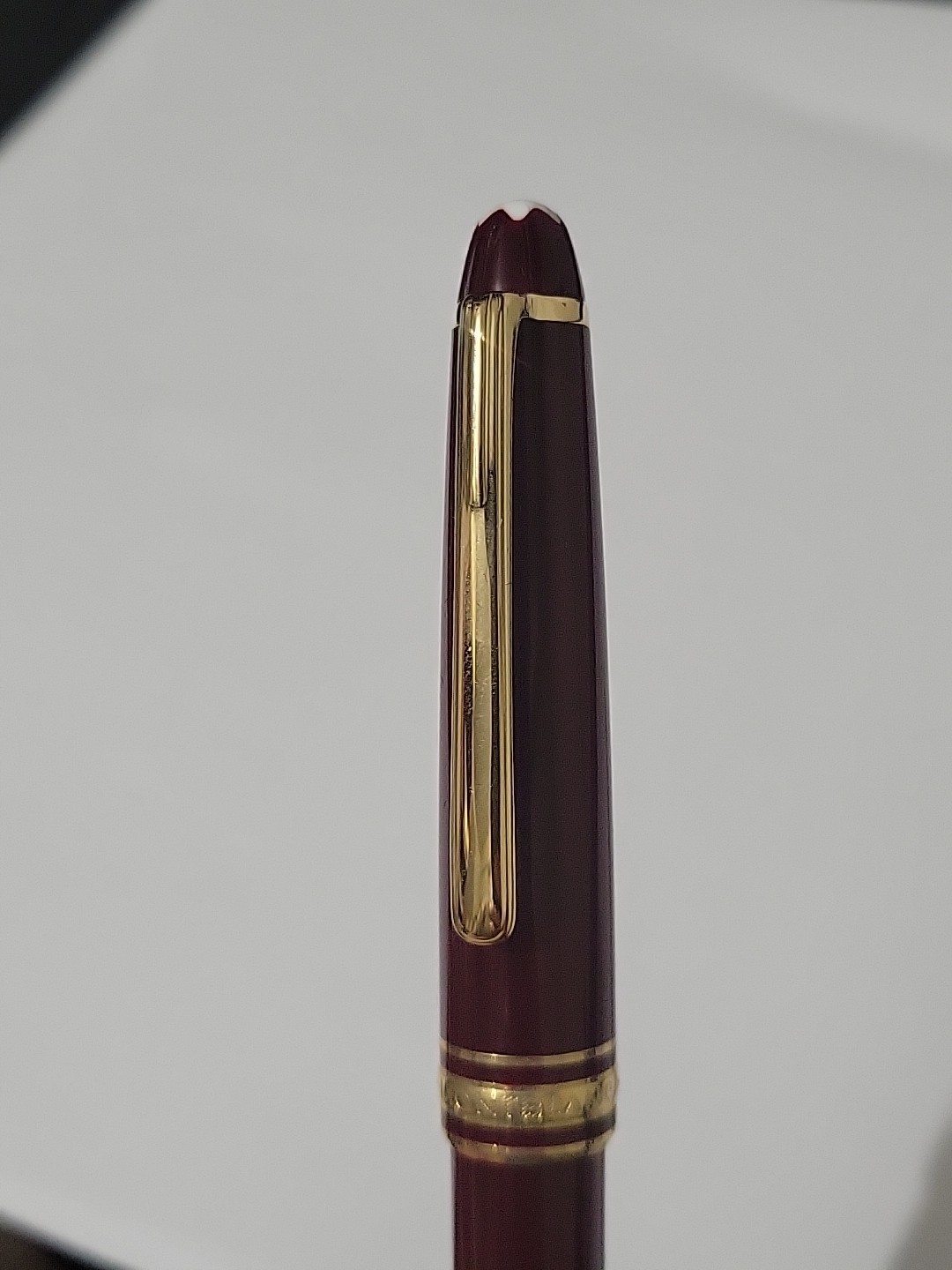 Montblanc Meisterstuck Bordeaux Ballpoint Pen Gold Trim West Germany with Box