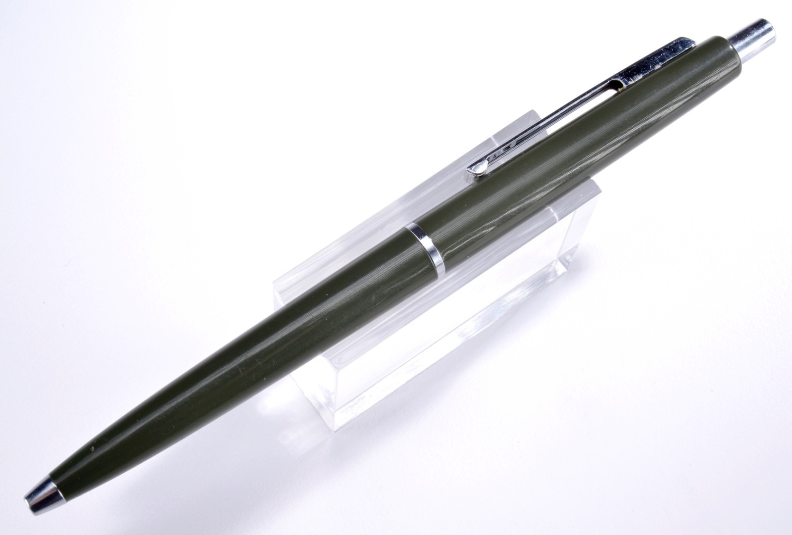 Vintage (c1966) Paper-Mate Ballpoint Hunter Green Pen – Mid-Century Modern #101