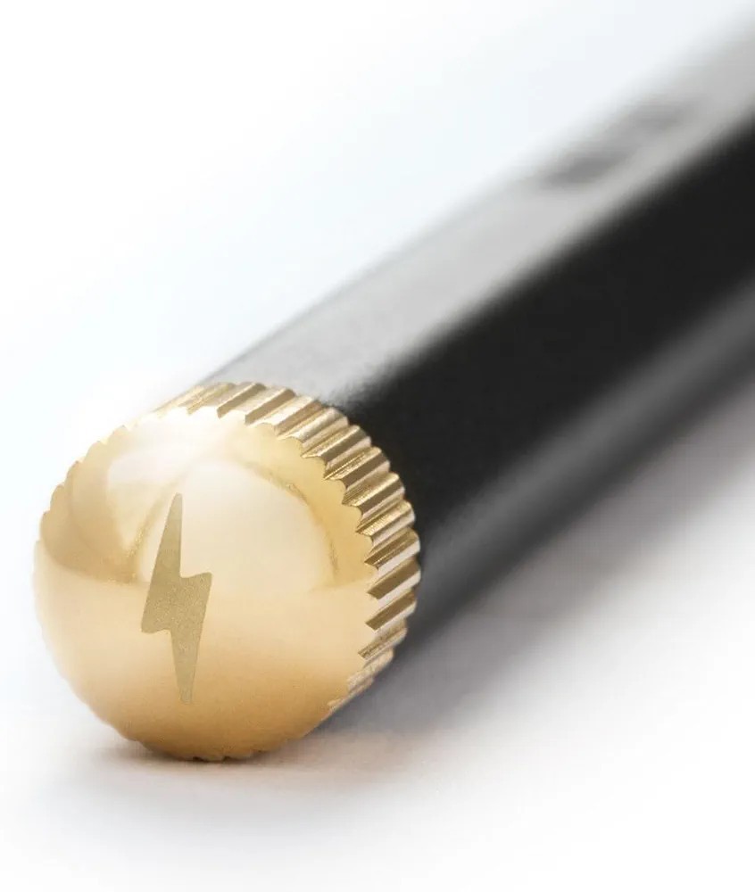 Leuchtturm1917 Metal Ballpoint Pen Black Ink Gold Trim