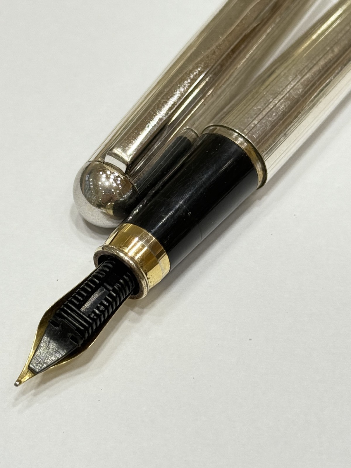 Fountain Pen Sterling Silver 925 Iridium Point!