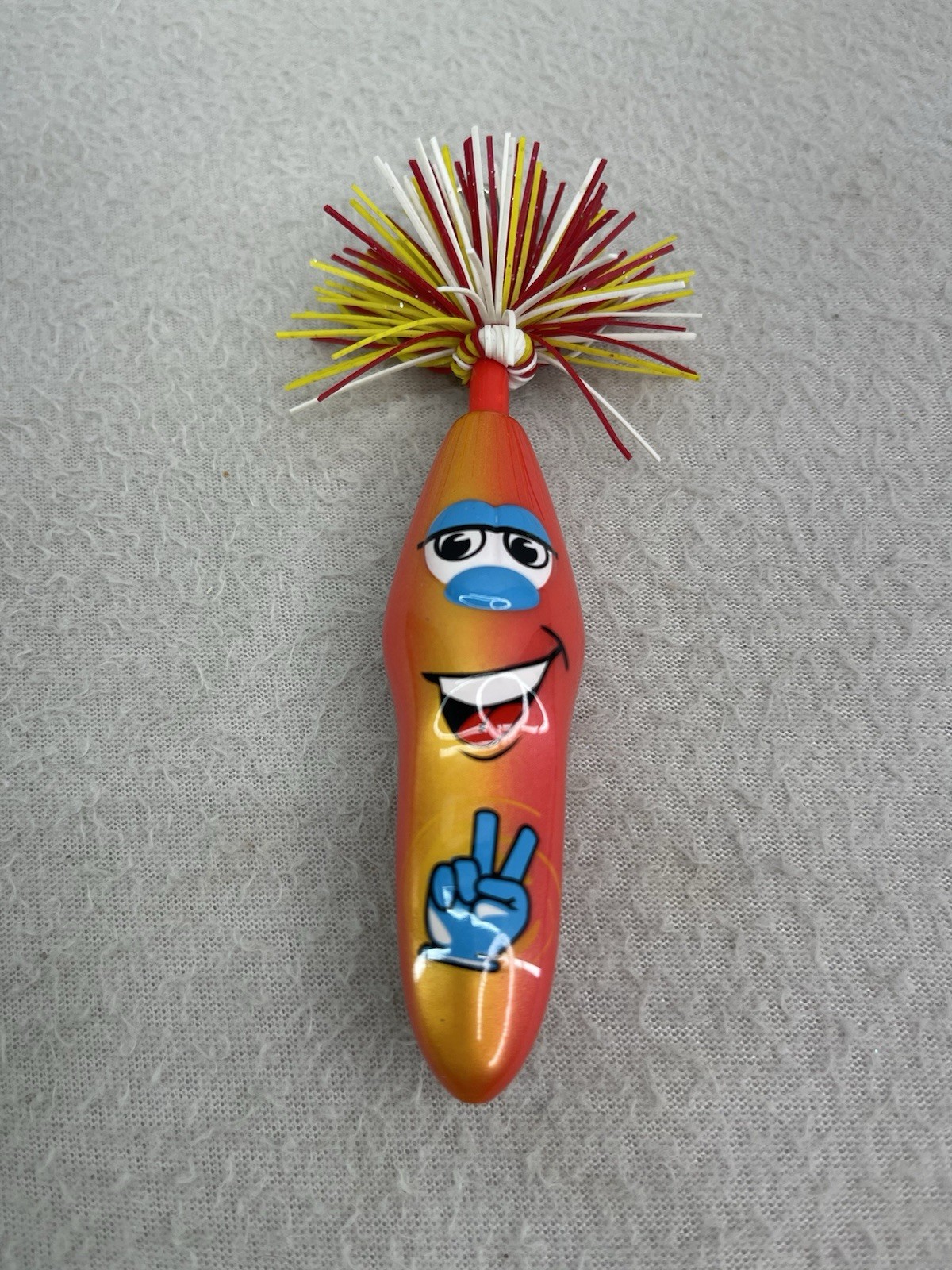 VTG Kooky Klickers Pen Krew 227 Harmony Peace Out Clip On School Pen NOS
