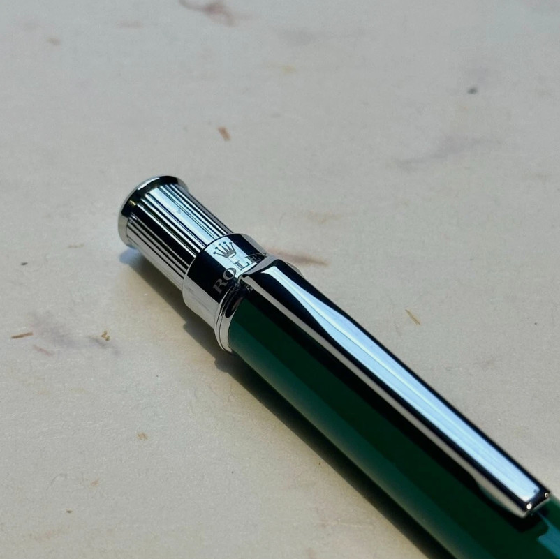 Luxury Rolex Submariner Green Ballpoint Pen Oyster Style Writing Pen w/ Box