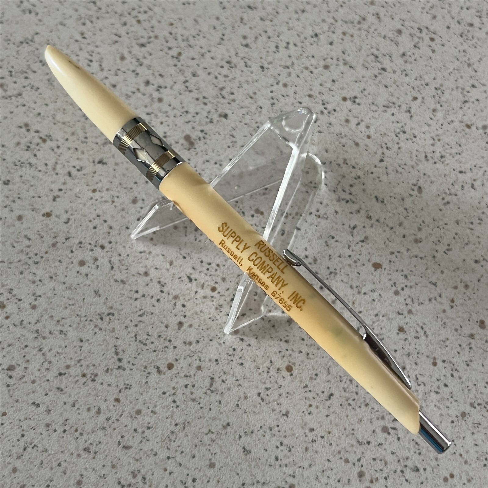 Russell Kansas Supply Company Inc Vintage Ballpoint Pen #20038