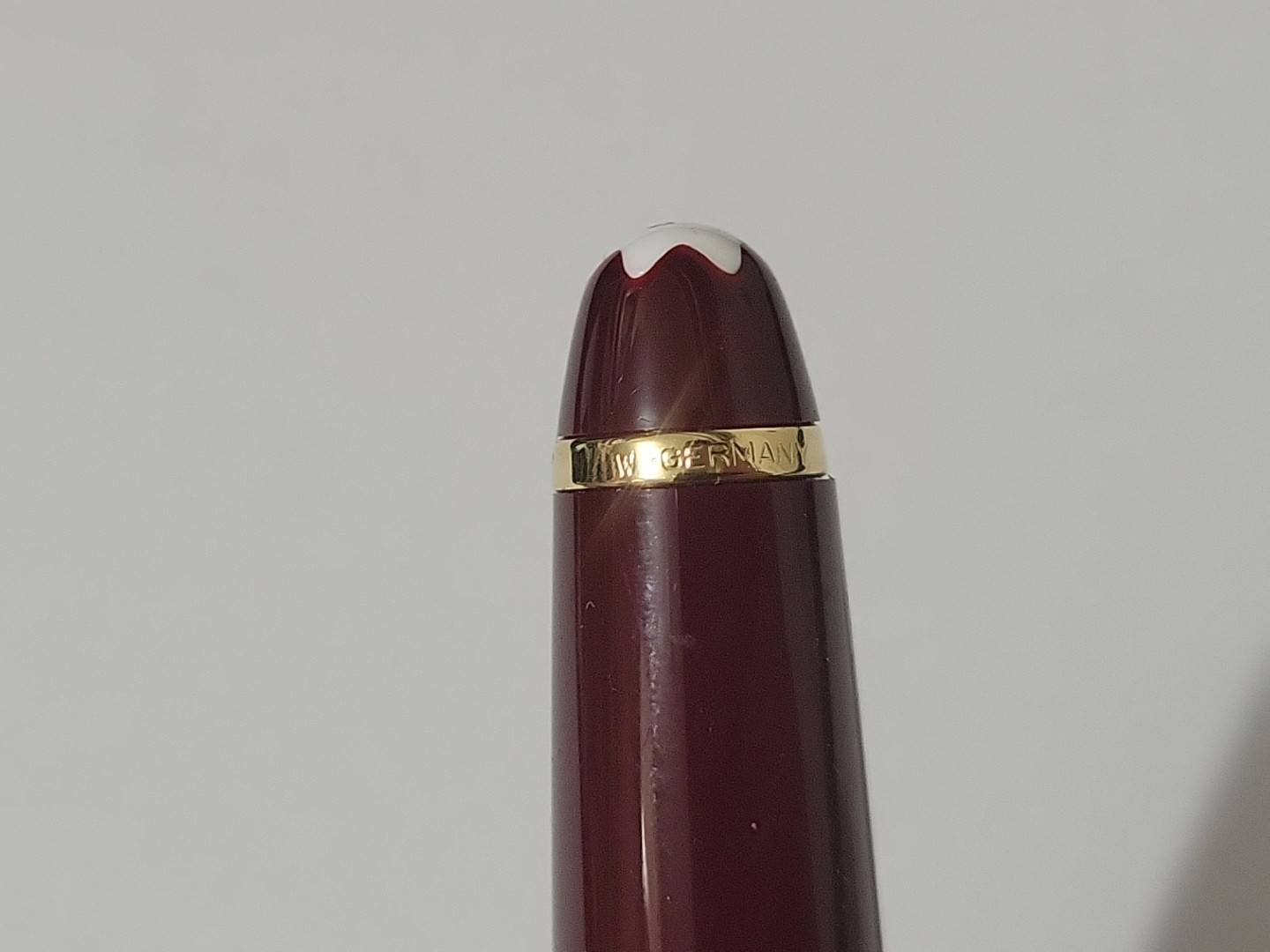 Montblanc Meisterstuck Bordeaux Ballpoint Pen Gold Trim West Germany with Box