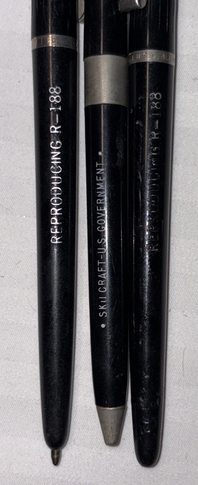 Vintage Ballpoint Pen Lot Parker, Scripto, Ballerina, USCO, All-Rite, Ambassador