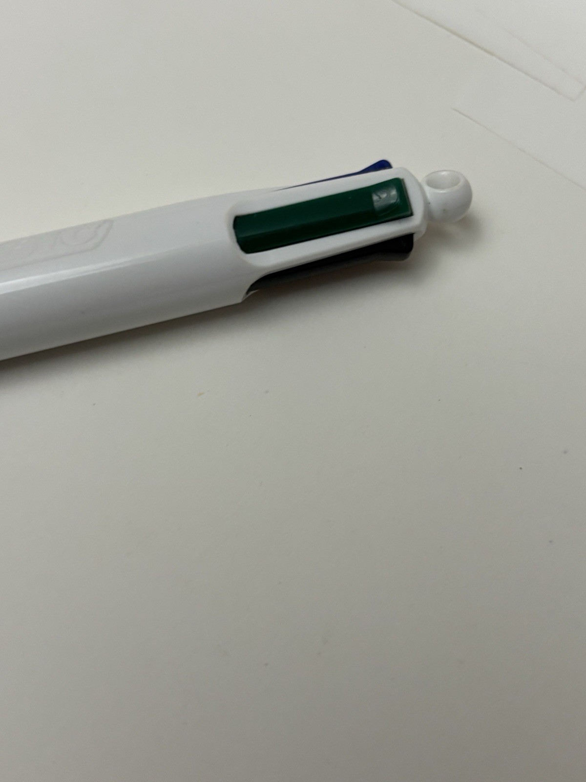 Tunisia BIC Ballpoint Pen 4 Color Mechanism Writes Works Blue Green Black Red