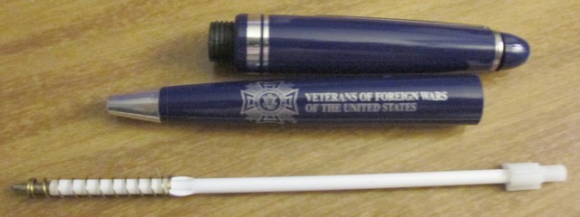 Vintage Veterans of Foreign Wars of the United States Push/Click Ballpoint Pen